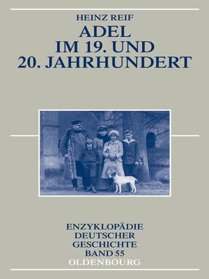 cover image of Adel im 19. und 20. Jahrhundert